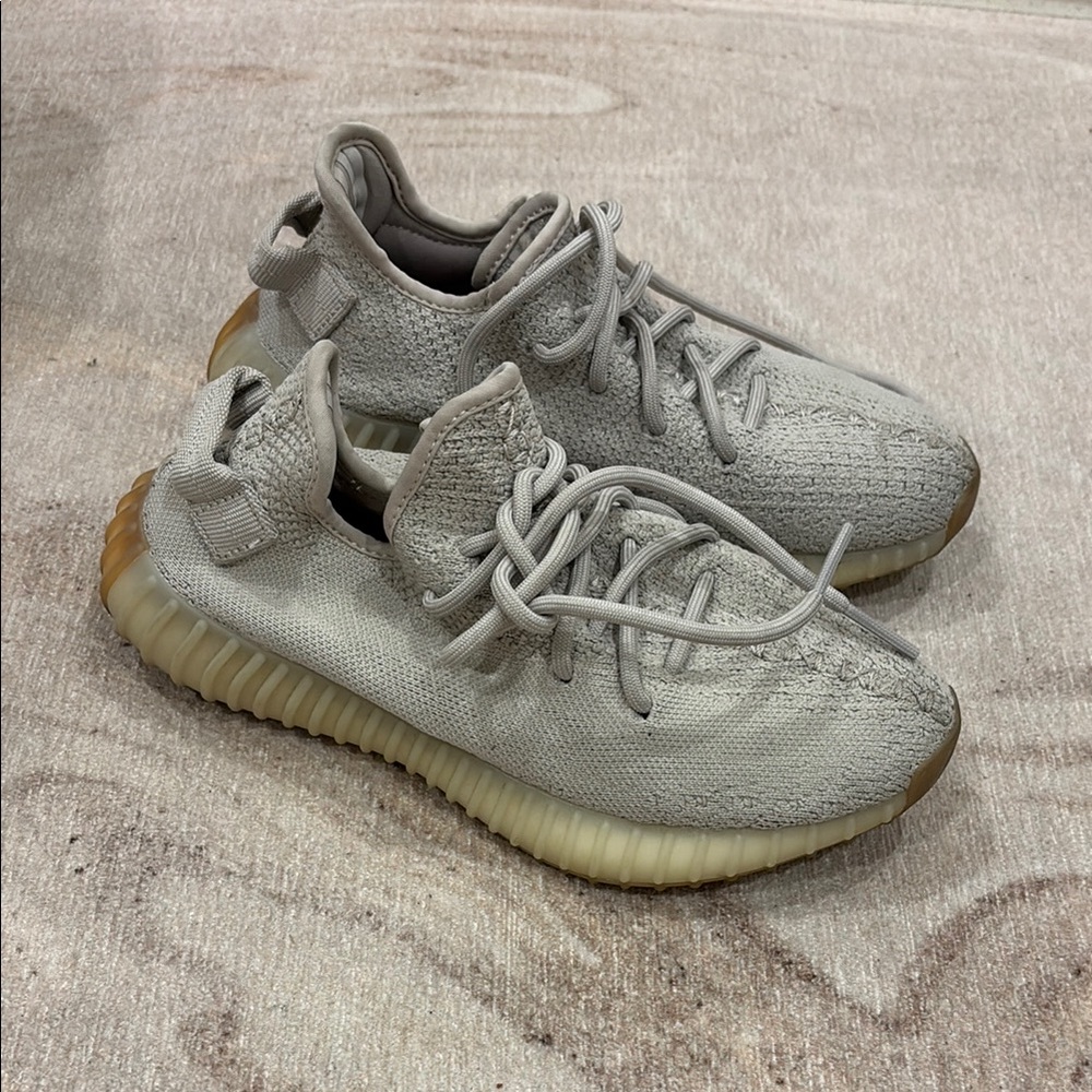 Adidas Yeezy Boost 350 V2 Sneakers - Gray and Tan